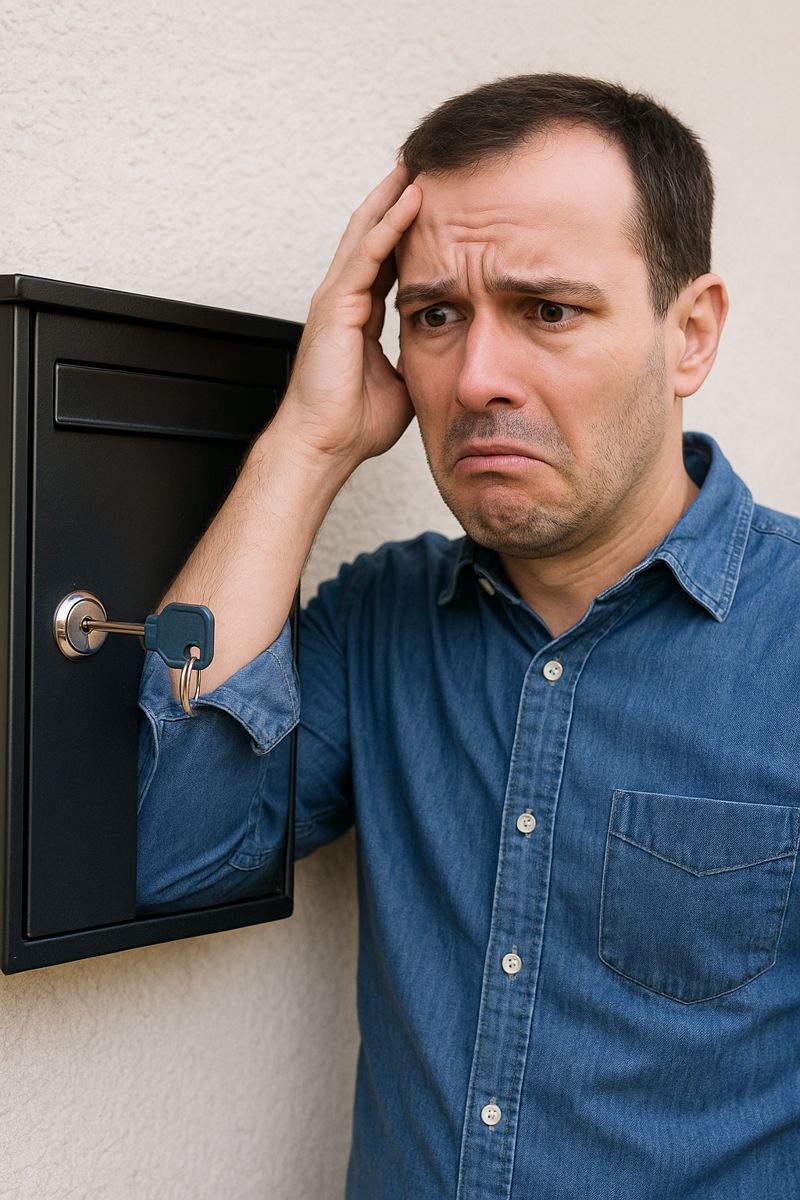 La serrure de ma boite aux lettres est bloquée