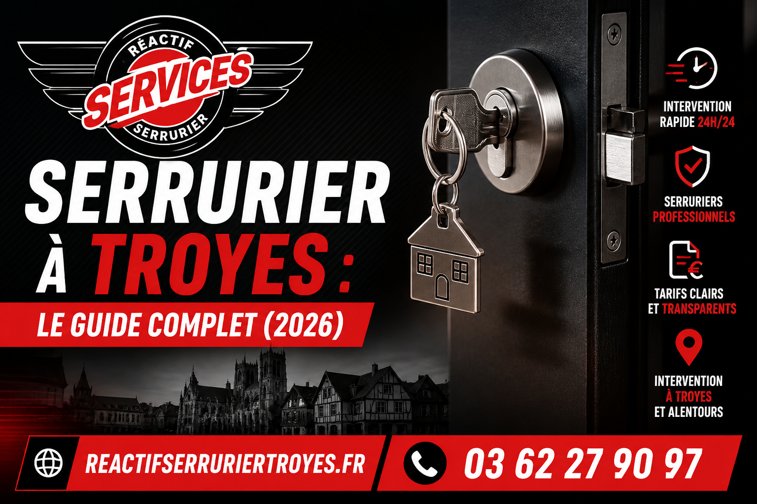 Serrurier à Troyes : le guide complet (2026)