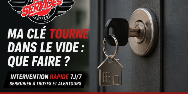 Ma clé tourne dans le vide : que faire ?