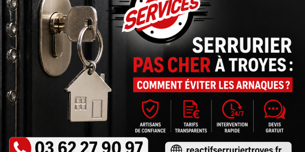 Serrurier pas cher à Troyes : comment éviter les arnaques ?