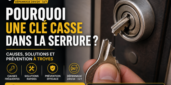 Pourquoi une clé casse dans la serrure ?